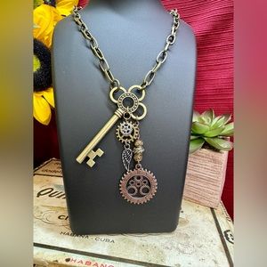 Unique, One of a kind, handmade Steampunk Necklace.